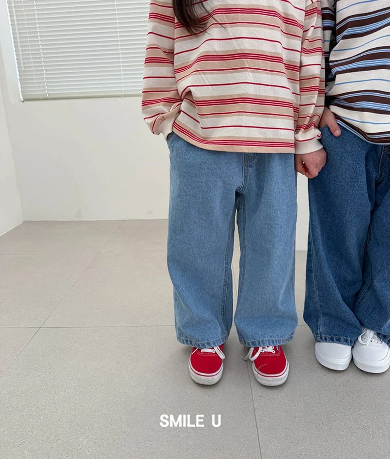 Smile U - Korean Children Fashion - #kidsshorts - Ricky Stripe Tee - 6
