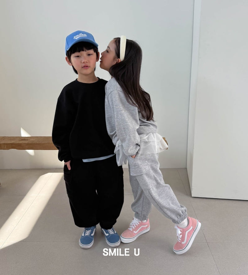Smile U - Korean Children Fashion - #kidsshorts - Cargo Jogger Pants - 2