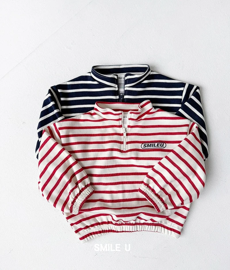 Smile U - Korean Children Fashion - #kidsstore - Stripe Anorak - 11