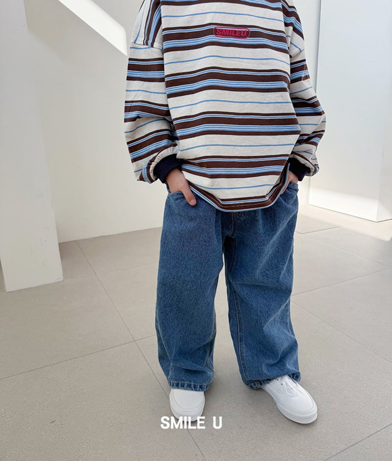 Smile U - Korean Children Fashion - #kidsstore - Ricky Stripe Tee - 7