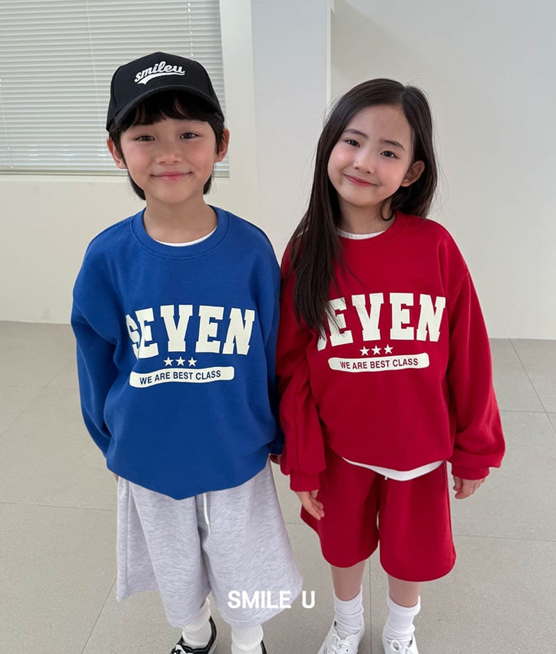 Smile U - Korean Children Fashion - #kidsstore - Seven Sweatshirt
