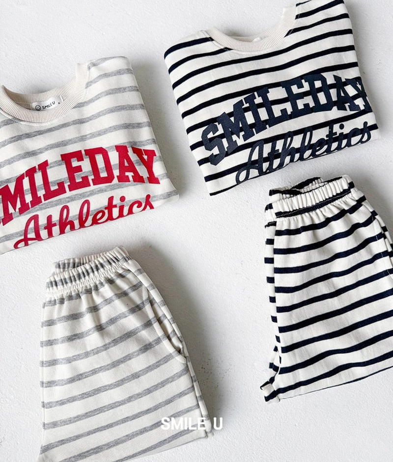 Smile U - Korean Children Fashion - #kidzfashiontrend - Day Stripe Sweatshirt - 11