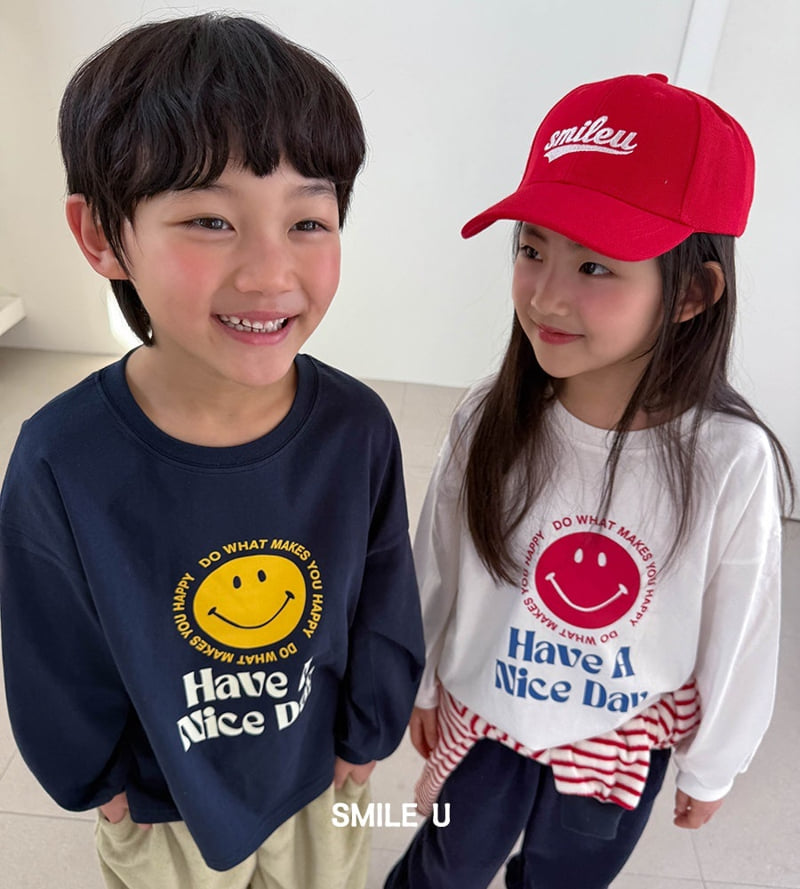 Smile U - Korean Children Fashion - #littlefashionista - Nice Tee