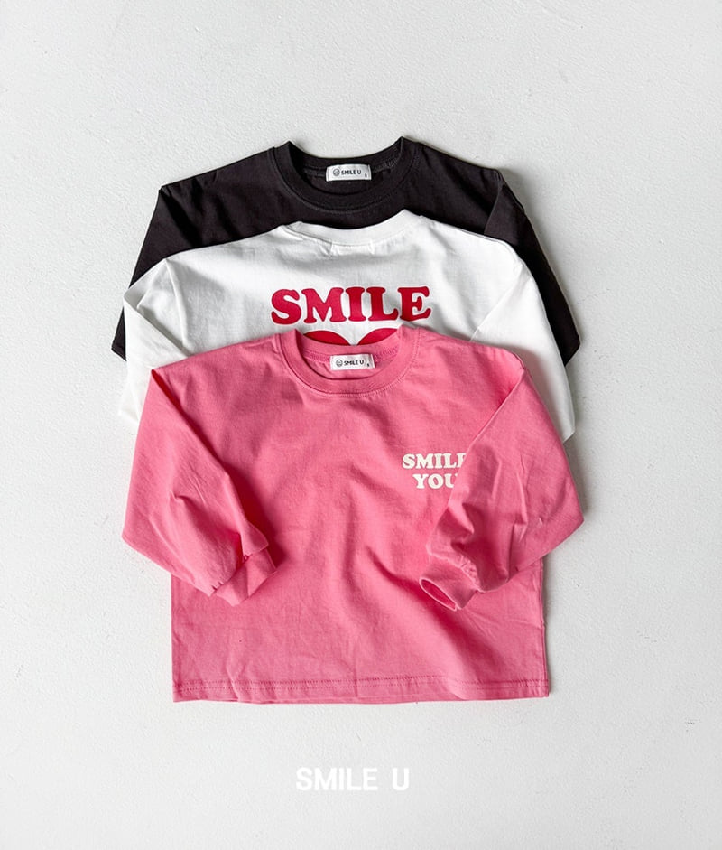 Smile U - Korean Children Fashion - #littlefashionista - Heart Tee - 10