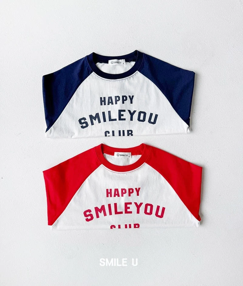 Smile U - Korean Children Fashion - #littlefashionista - Happy Raglan Tee - 9