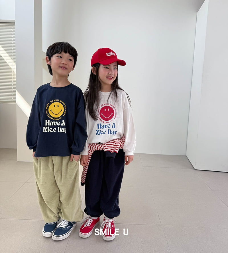 Smile U - Korean Children Fashion - #magicofchildhood - Nice Tee - 2