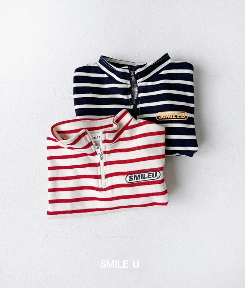 Smile U - Korean Children Fashion - #magicofchildhood - Stripe Anorak