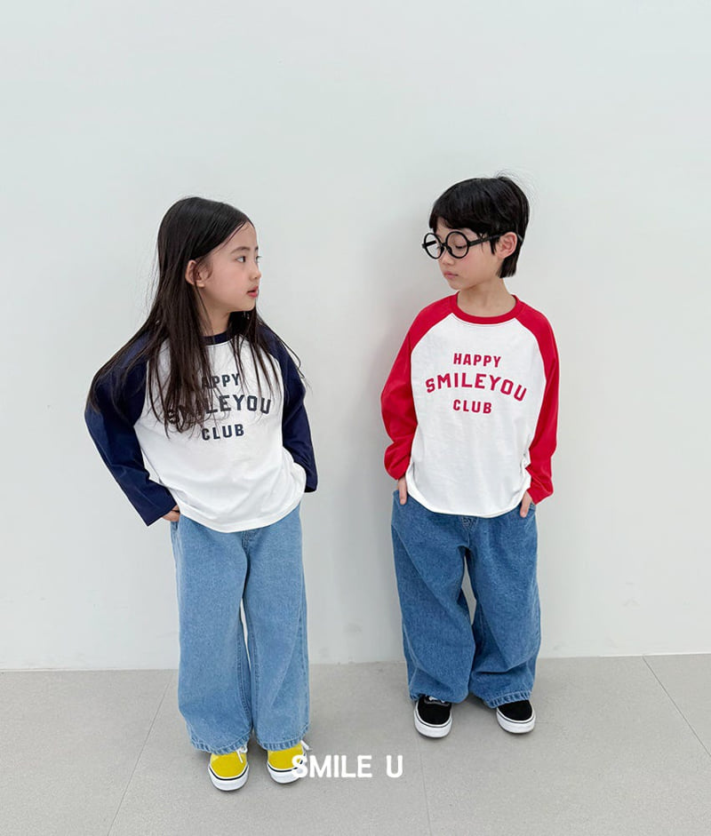 Smile U - Korean Children Fashion - #magicofchildhood - Wide Denim Pants - 8