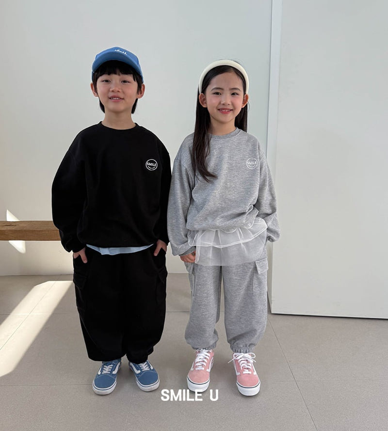 Smile U - Korean Children Fashion - #magicofchildhood - Cargo Jogger Pants - 7