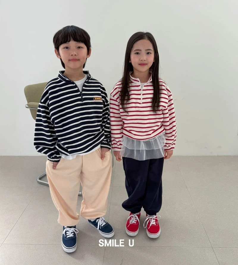 Smile U - Korean Children Fashion - #minifashionista - Stripe Anorak - 2