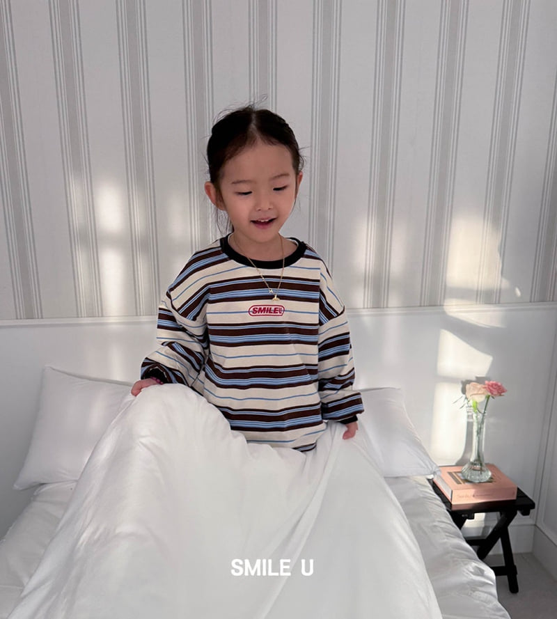 Smile U - Korean Children Fashion - #minifashionista - Ricky Stripe Tee - 12