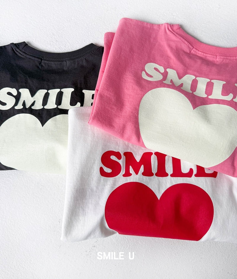 Smile U - Korean Children Fashion - #minifashionista - Heart Tee - 12