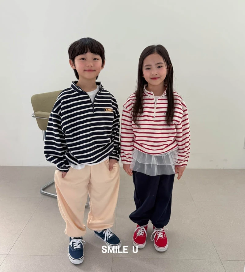 Smile U - Korean Children Fashion - #prettylittlegirls - Stripe Anorak - 3
