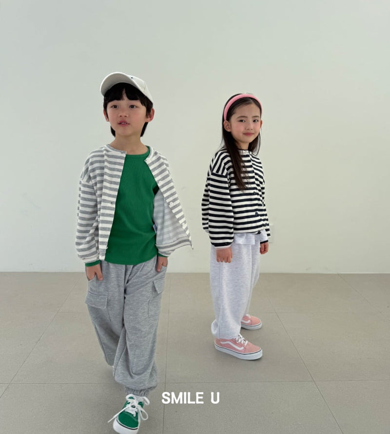 Smile U - Korean Children Fashion - #minifashionista - Slim Ribbed Tee - 4