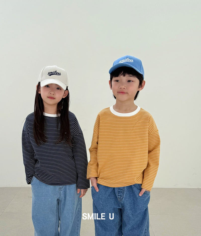 Smile U - Korean Children Fashion - #prettylittlegirls - Winner Stripe Tee - 3