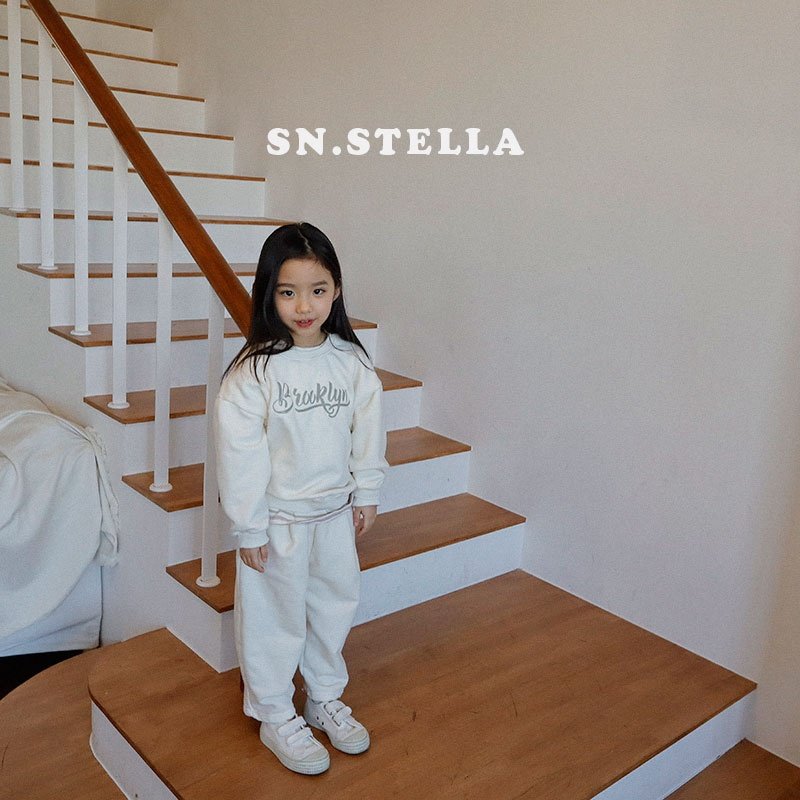Sn.stella - Korean Children Fashion - #childofig - Cream Pants - 9