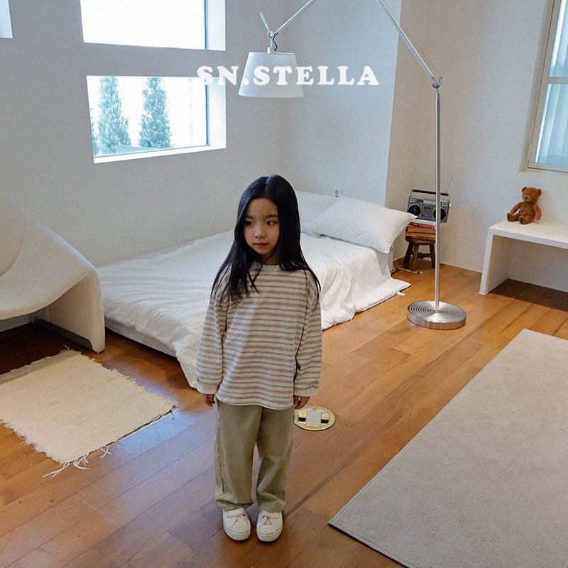 Sn.stella - Korean Children Fashion - #childofig - Striped Tee - 8
