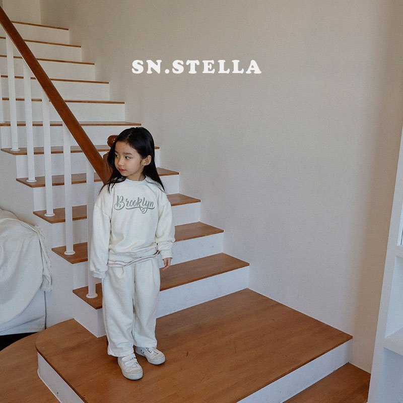 Sn.stella - Korean Children Fashion - #childrensboutique - Cream Pants - 10