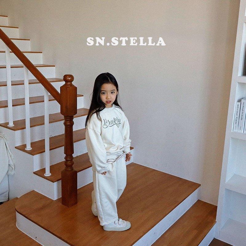 Sn.stella - Korean Children Fashion - #designkidswear - Cream Pants - 11