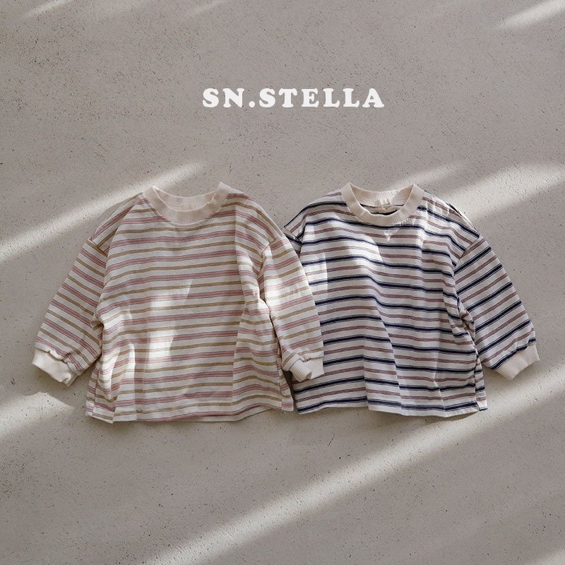 Sn.stella - Korean Children Fashion - #designkidswear - Striped Tee - 10