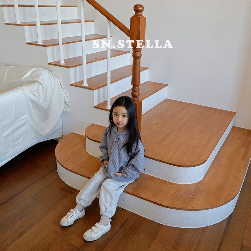 Sn.stella - Korean Children Fashion - #designkidswear - Melange Rib Pants - 12