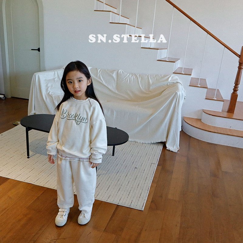 Sn.stella - Korean Children Fashion - #discoveringself - Cream Pants - 12