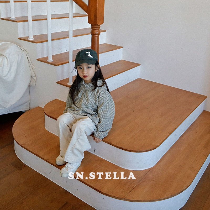 Sn.stella - Korean Children Fashion - #kidsshorts - Oxford Pants - 12