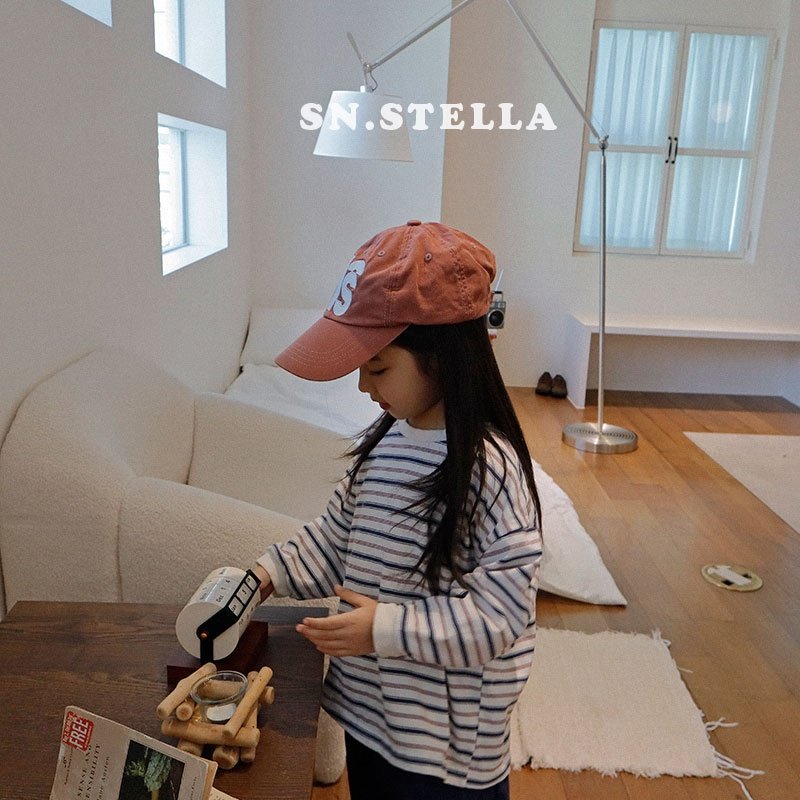 Sn.stella - Korean Children Fashion - #littlefashionista - Striped Tee