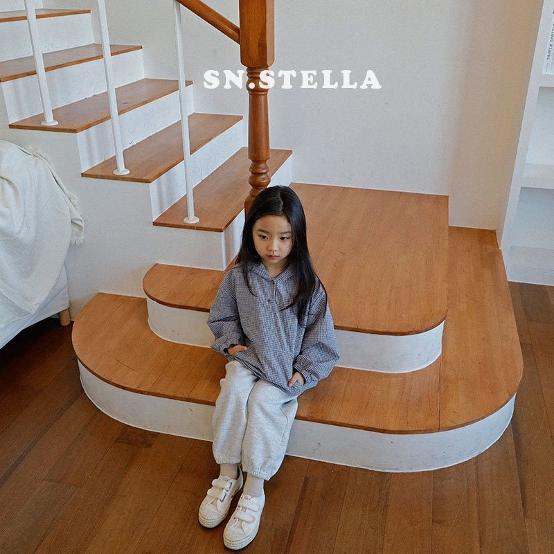 Sn.stella - Korean Children Fashion - #littlefashionista - Melange Rib Pants - 4