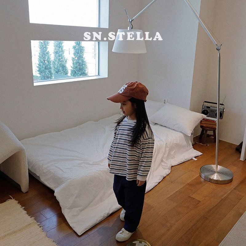 Sn.stella - Korean Children Fashion - #minifashionista - Striped Tee - 3