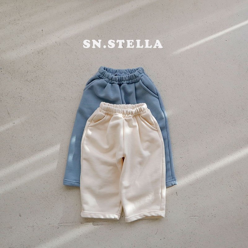 Sn.stella - Korean Children Fashion - #stylishchildhood - Cream Pants - 8