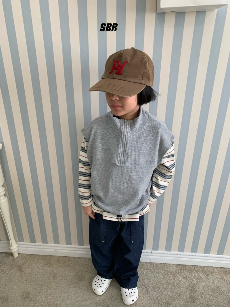 Soboroo - Korean Children Fashion - #kidsshorts - Ringer Stripe Tee - 6