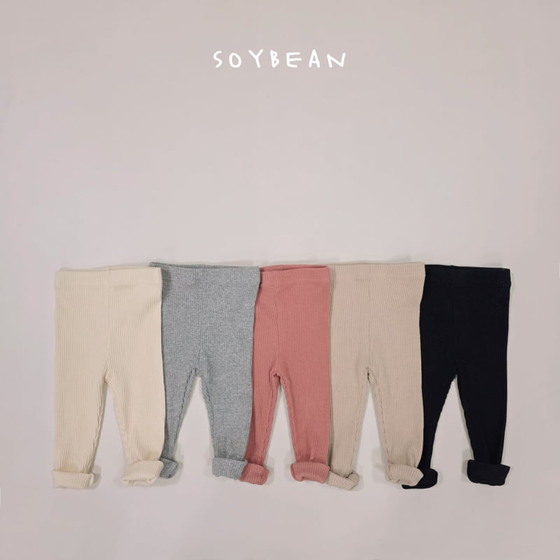 Soybean - Korean Children Fashion - #Kfashion4kids - Soft Rib Leggings