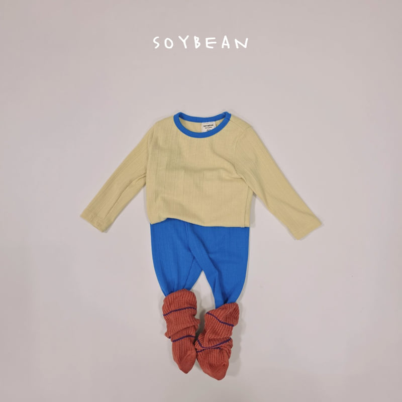 Soybean - Korean Children Fashion - #Kfashion4kids - Two-Tone Rib Easywear - 5