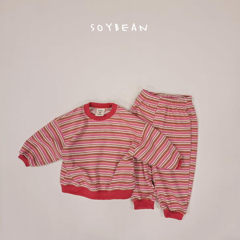 Soybean - Korean Children Fashion - #Kfashion4kids - Rainbow Top Bottom Set - 9