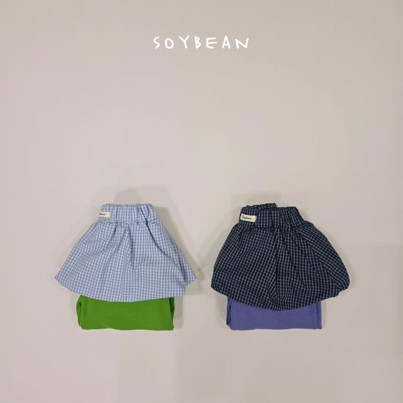 Soybean - Korean Children Fashion - #Kfashion4kids - Check Pumpkin Wide Pants - 12