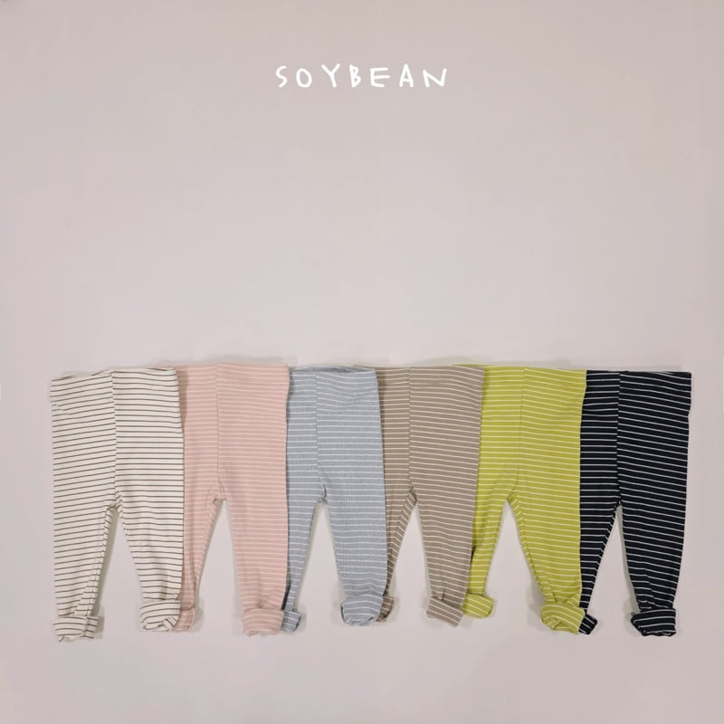 Soybean - Korean Children Fashion - #Kfashion4kids - Soft Stripe Leggings
