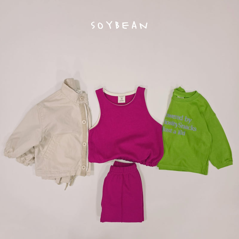 Soybean - Korean Children Fashion - #childofig - Layered Vest Jogger Set - 8