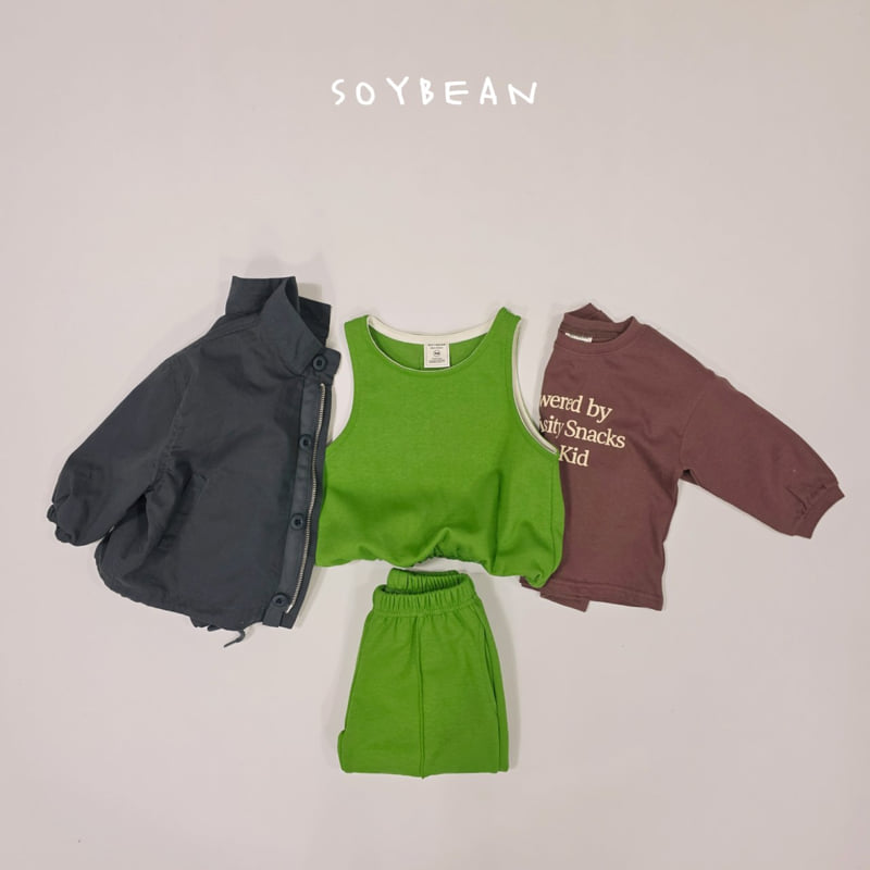 Soybean - Korean Children Fashion - #childofig - Layered Vest Jogger Set - 9