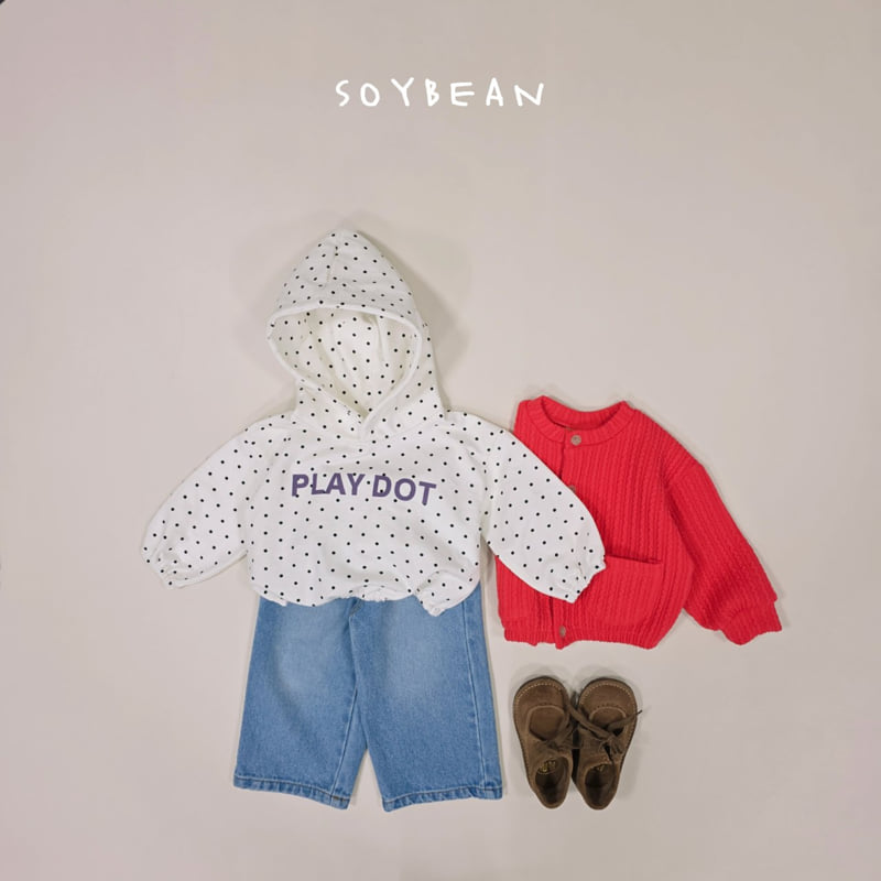 Soybean - Korean Children Fashion - #childofig - Volume Dot Hoodie - 6