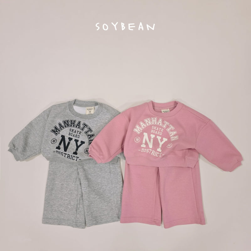 Soybean - Korean Children Fashion - #childofig - Manhattan Crop Top Bottom Set