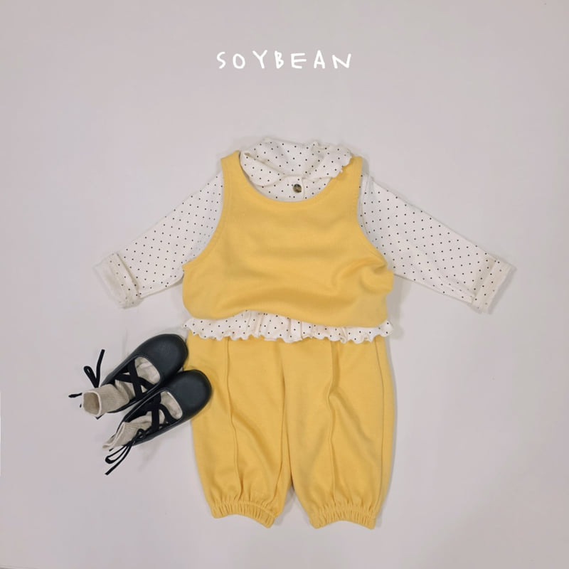 Soybean - Korean Children Fashion - #childofig - Dot Frill Tee - 11