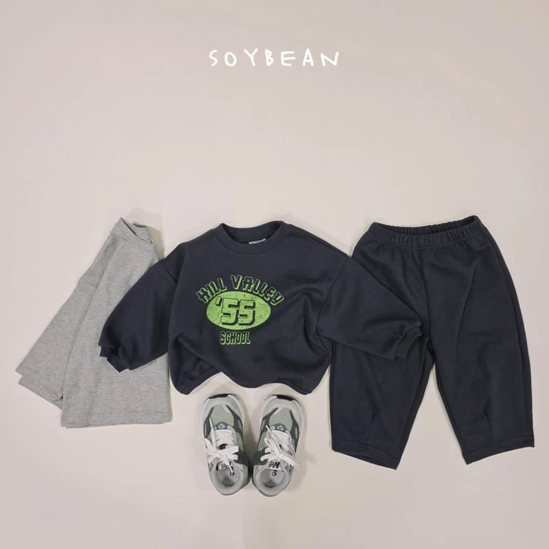 Soybean - Korean Children Fashion - #childofig - School Curved Top Bottom Set - 8