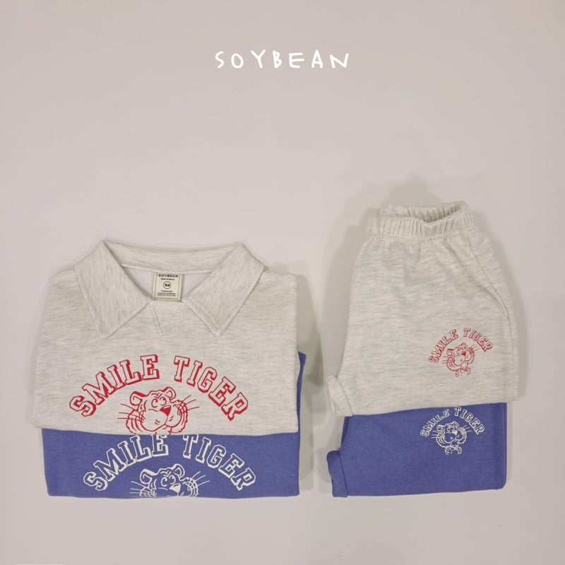 Soybean - Korean Children Fashion - #childofig - Tiger Friends Top Bottom Set - 12