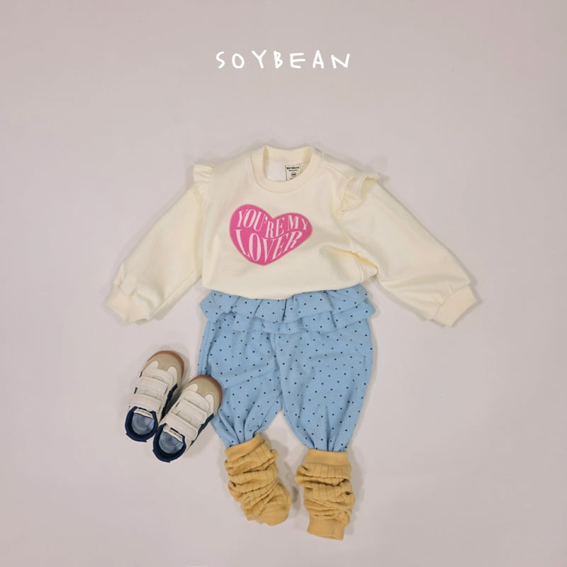 Soybean - Korean Children Fashion - #childofig - Rubber Frill Sweatshirt - 3
