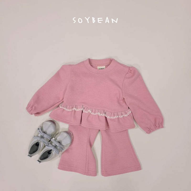 Soybean - Korean Children Fashion - #childofig - Blossom Frill Top Bottom Set - 4