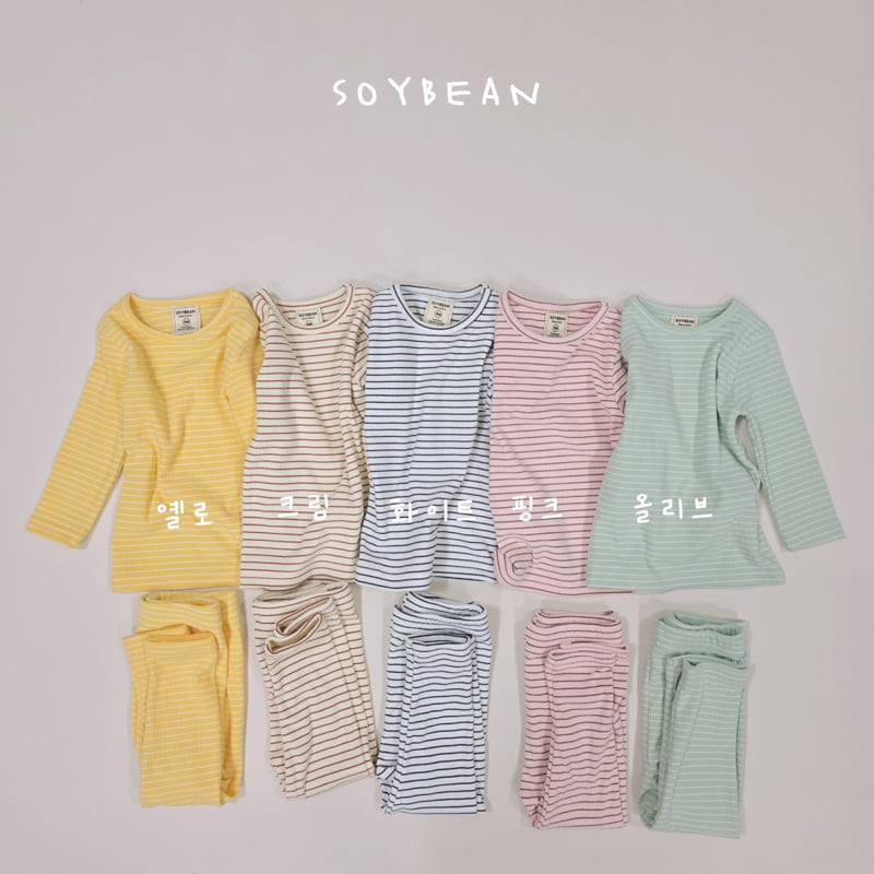 Soybean - Korean Children Fashion - #childrensboutique - Milky Rib Easywear - 8