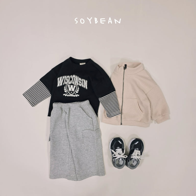 Soybean - Korean Children Fashion - #childrensboutique - Wide Cargo Pants - 6