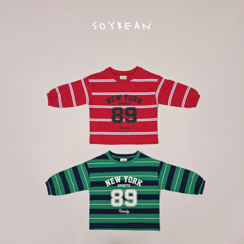 Soybean - Korean Children Fashion - #childrensboutique - 89 Stripe Long Tee - 9