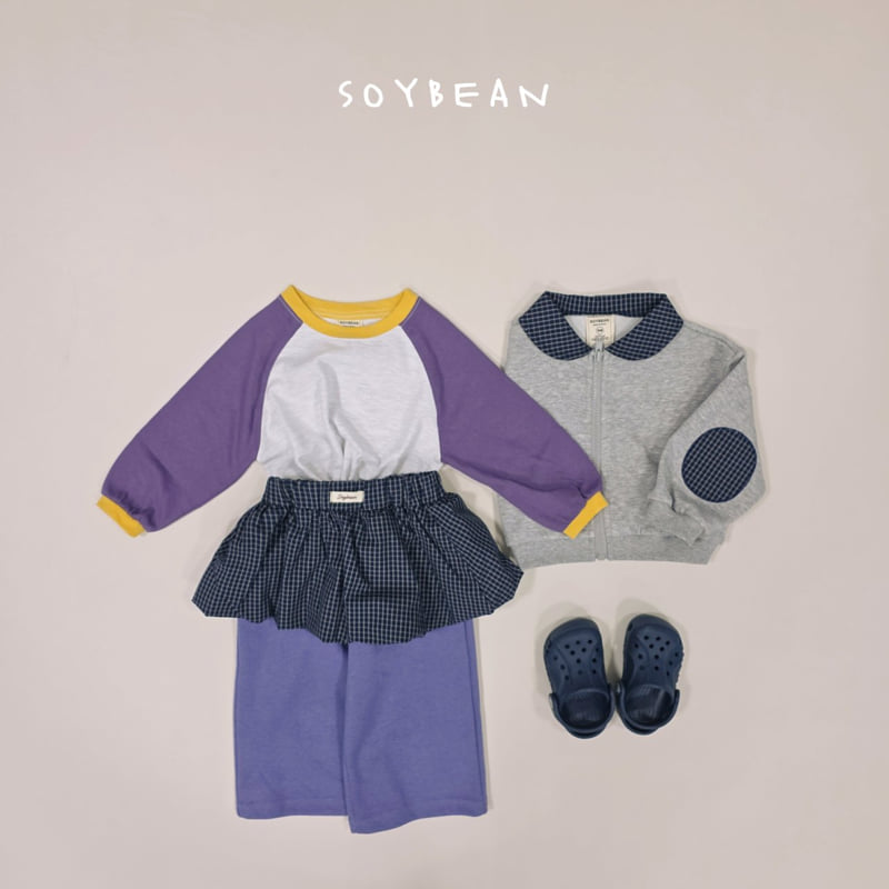 Soybean - Korean Children Fashion - #childrensboutique - Check Pumpkin Wide Pants - 5
